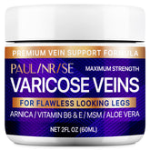 PAULINRISE crema varices piernas: mejora circulación y reducción de venas visibles