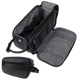PAVILIA Toiletry Bag large opening for quick access during travel.