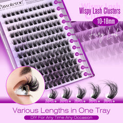 Pawotence DIY faux mink 144pcs offers versatile styling options.