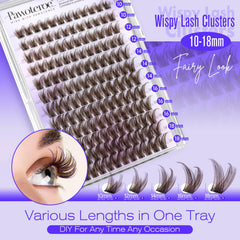 Pawotence DIY lash clusters pack enables quick at-home extensions with minimal tools