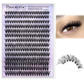 Pawotence lash clusters 40D 9-16mm mix for natural fullness and easy styling