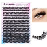 Pawotence lash clusters pack for easy at-home eyelash extensions.