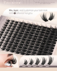 Pawotence Manga Lash Clusters feather-light wear for all-day comfort