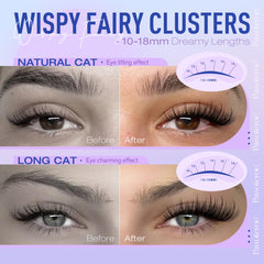 Pawotence natural lash texture provides a subtle, awake look for daily wear.