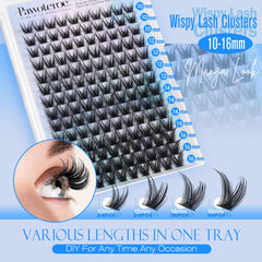 Pawotence soft-band cluster lashes comfortable all-day wear