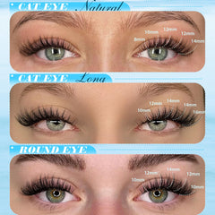 Pawotence Wispy Lash Clusters band close-up showing a soft knot-free band for comfort