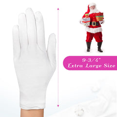 Paxcoo guantes de algodón XL para inspección de joyas con comodidad