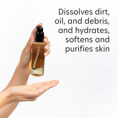 PCA SKIN Daily Cleansing Oil forms a creamy lather when water is added for cleansing.