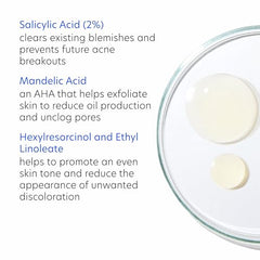 PCA SKIN Acne Gel with 2% salicylic acid label close-up