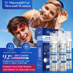 Pdam Minoxidil foam beard coverage for thicker facial hair
