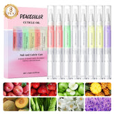 Peacecolor 8Pcs cuticle oil pen with Lily flavor for nail hydration.