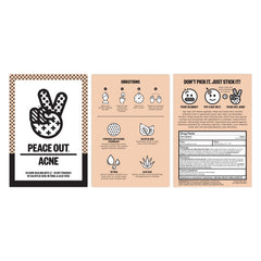 PEACE OUT Acne noche-punto curacion: combate imperfecciones mientras duermes