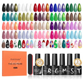 PEACECOLOR 26pc gel nail polish set shown for DIY manicures and salon-like results