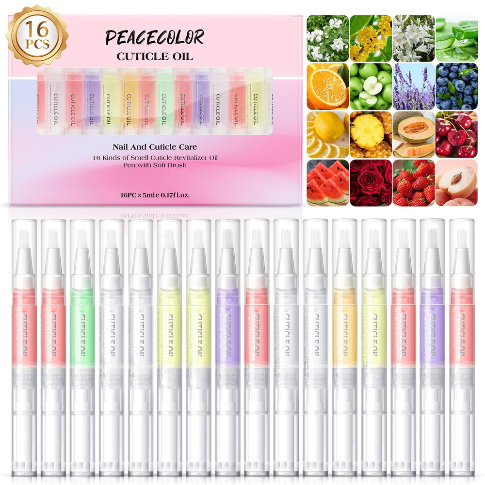 Peacecolor aceite cutícula pen uñas: suaviza y nutre de inmediato.