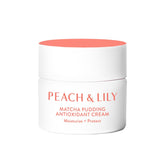 Peach & Lily Matcha Pudding Cream bottle for antioxidant hydration.