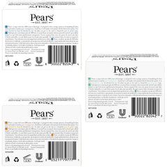 Pears jabón verde con flor de limón para cuidado delicado.