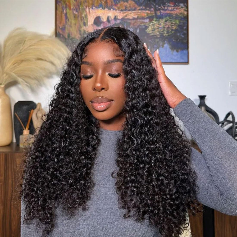 Peerless 28-inch deep wave full lace wig with natural movement for everyday wear.