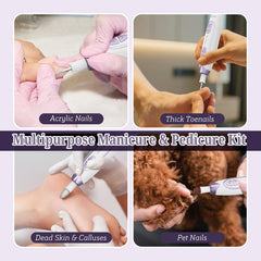 PEL CAS dust shield and cleaning brush for tidy workspaces.