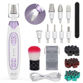 PEL CAS electric toenail grinder with LED light for precise natural nail shaping.
