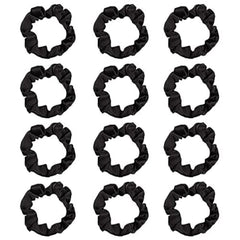 Pengxiaomei coleteros satén negro, acabado suave para un peinado cómodo.
