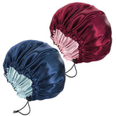 Pengxiaomei satin bonnet soft-touch for comfortable sleep and hair protection.