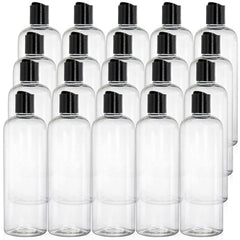 Peohud 16oz clear bottle with disc-top cap for controlled dispensing.