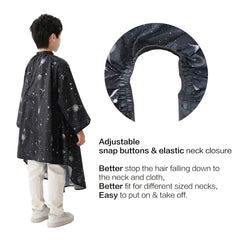PERFEHAIR cape sleeves design highlights hands-free haircut capability