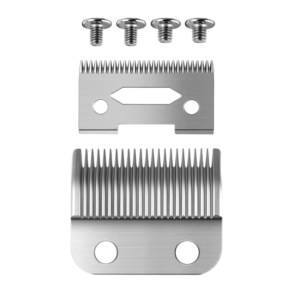 Perfitech blade close-up with ceramic edge for precise Wahl cuts.
