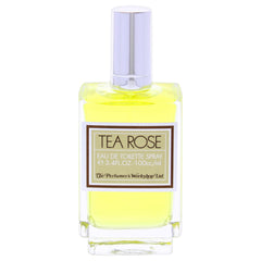 Perfumer's Workshop Tea Rose bottle side shows a sleek, versatile design