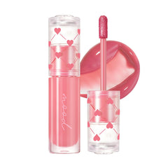 Peripera Ink Mood Glowy Tint Happy Berry bottle closeup highlighting moisturizing color.