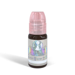 Perma Blend Espresso Brown ink bottle for precise microblading brow shading