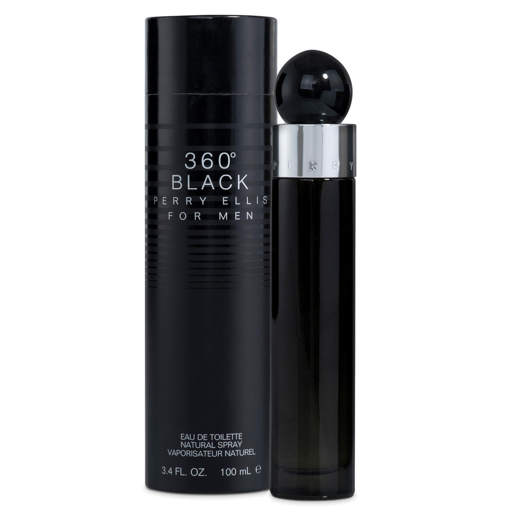 Perry Ellis 360 Black bottle front view for daily wear and confident style