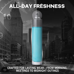 Perry Ellis 360° bergamot note close-up for a fresh start.