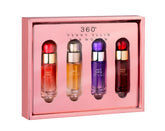 Perry Ellis 360° Women mini gift set box packaging, ideal for gifting and travel.