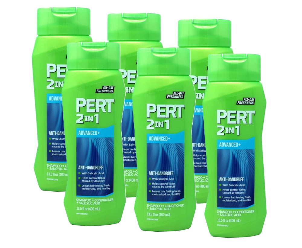 Pert 2-in-1 bottle ready for quick cleansing and scalp care