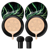 PERVALA 2Pcs Mushroom Head Air Cushion CC Cream packaging close-up showing natural finish.