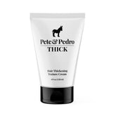 Pete y Pedro THICK mejora la textura y añade grosor al cabello fino.