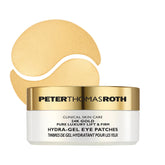 Peter Thomas Roth 24K Gold eye patches packaging, luxurious eye care.