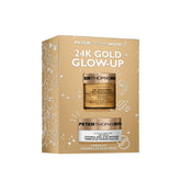 Peter Thomas Roth 24K Gold Glow-Up Mask close-up showing firming action.
