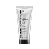 Peter Thomas Roth FIRMx Peeling Gel bottle close-up showing exfoliation action.