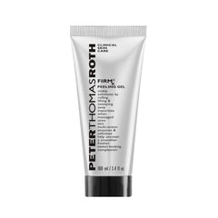 Peter Thomas Roth FIRMx Peeling Gel bottle close-up showing exfoliation action.