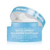 Peter Thomas Roth Water Drench bottle front view highlighting fragrance-free hydration for dry skin