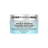 Peter Thomas Roth Water Drench Hyaluronic Cloud Cream jar close-up showing hydration focus