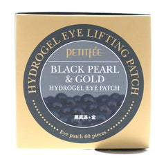 Parche ocular Petitfee con hidrogel y perla negra y oro, revitaliza la mirada