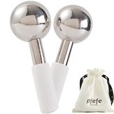 pfefe ice globes on face roller for refreshed skin and smooth absorption.