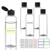 Pfesuqo 5-pack 3.4oz travel bottles for easy carry-on organization.