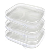 PGAXM clear hard case large travel size for organized packing