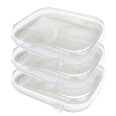 PGAXM clear hard case large travel size for organized packing