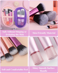 PGRODE blush brush close-up for precise, controlled application