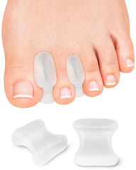 PGRODE gel toe separators provide gentle toe spacing for all-day wear.